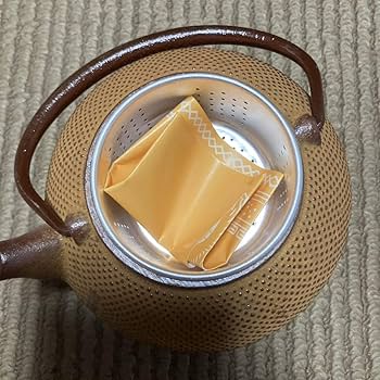 Amazon | 南部鉄器 鉄瓶 ホーロー 南部盛栄堂 茶色 茶器 煎茶